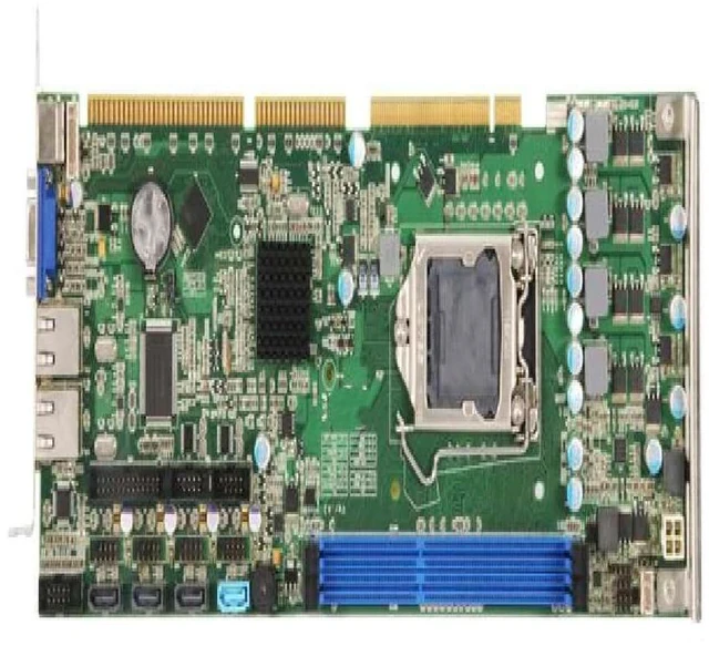 Main image of B75 full-size CPU card, third-generation CPU industrial motherboard 1.0, supports LGA1155 processors.