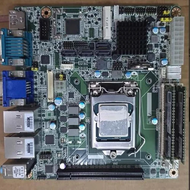 Main image of AIMB-274G2 Embedded Industrial Motherboard, AIMB-274 A1, equipped with Q87 memory CPU.