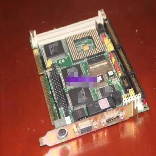 Main image of 455.B1 board, 486DX4 bus industrial motherboard, half-size CPU card, 10 PC/104 bus