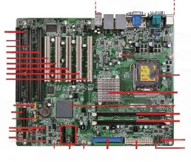 Main image of EL620 Motherboard EL620-C 5* Industrial Motherboard 3* Integrated CPU Memory VGA 2* LAN 8*