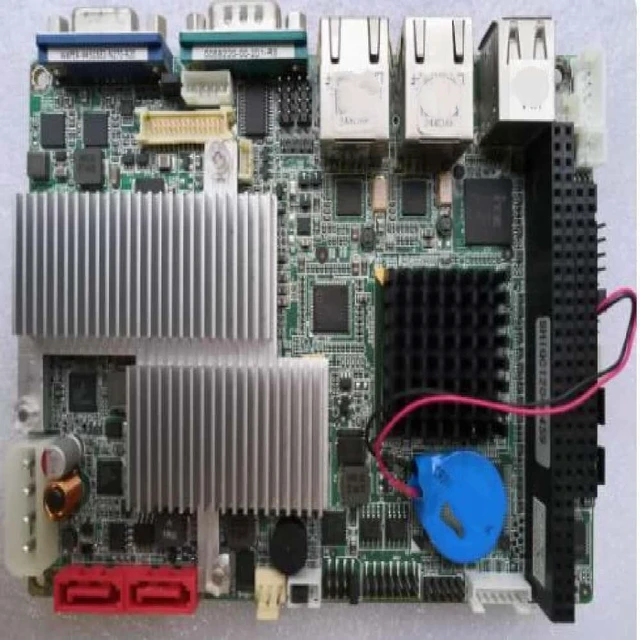 Main image of The WAFER-945GSE2-N270W-R20 is a 3.5-inch embedded industrial motherboard with two LAN ports, CPU, and memory.