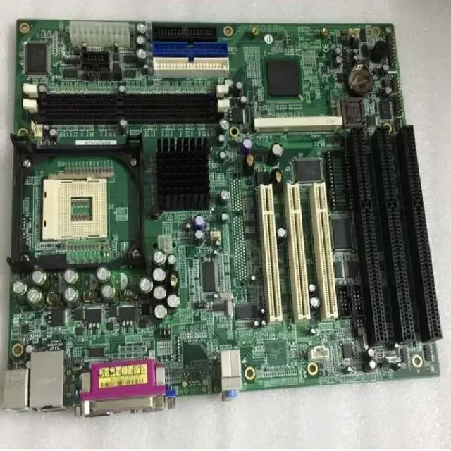 Main image of MB800V-R motherboard, MB800V industrial motherboard, graphics card, 3 slots and 3 slots board.
