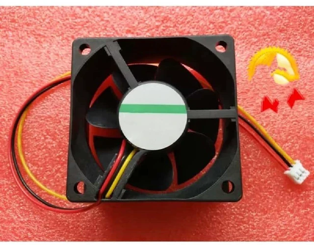 Main image of KDE1206PTV3 Cooling Fan DC 12V 0.7W 60x60x25mm Three-wire