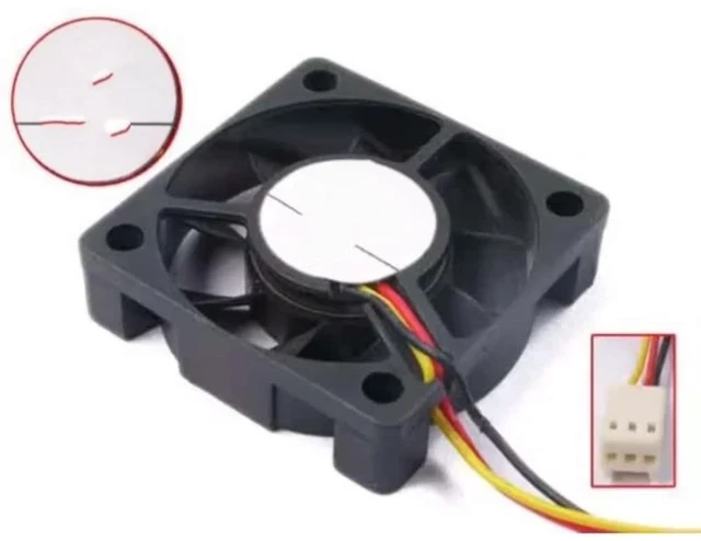 Main image of FD1240-S2233A Cooling Fan DC 12V 0.11A 40x40x10mm Three-wire