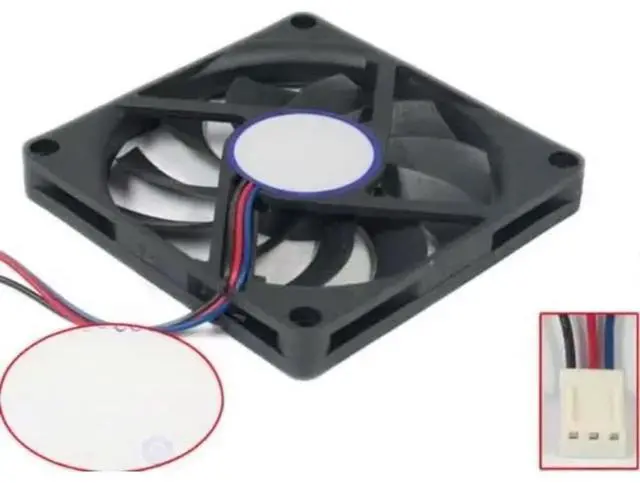 Main image of EC8010H12EA Cooling Fan DC 12V 0.26A 80x80x10mm Three-wire