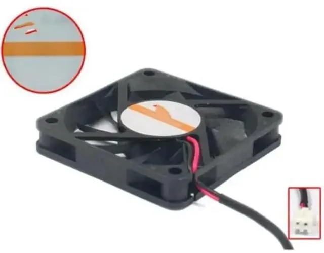 Main image of FD126010LB DC 12V 0.14A Dual-wire 60x60x10mm Cooling Fan