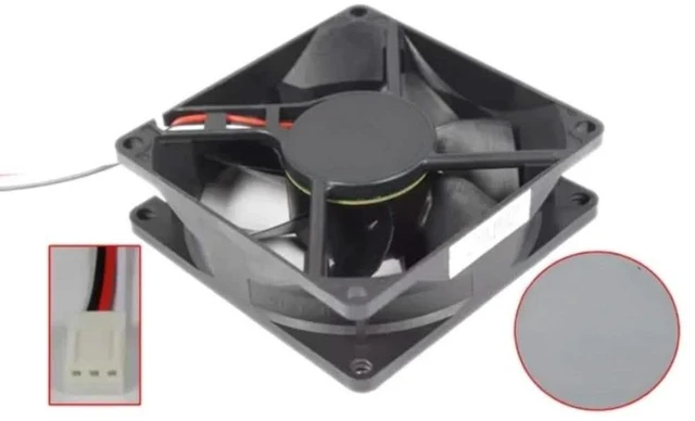 Main image of FD8025B12W11-3R21A DC 12V 5.40W 80x80x25mm Three-wire cooling fan
