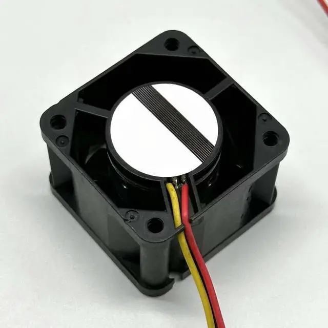 Main image of Motor 109P0412H3D093, DC 12V, 0.195A, 40x40x28mm, three-wire cooling fan.