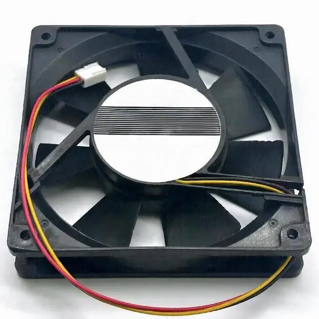 Main image of Server cooling fan, motor 109P1212M401, DC 12V, 0.14A, 120x120x25mm, three-wire.
