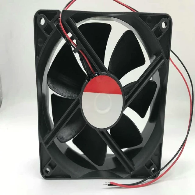 Main image of EEC0381B1-000C-A99 DC 12V 10W 120x120x38mm 2-wire 120mm cooling fan