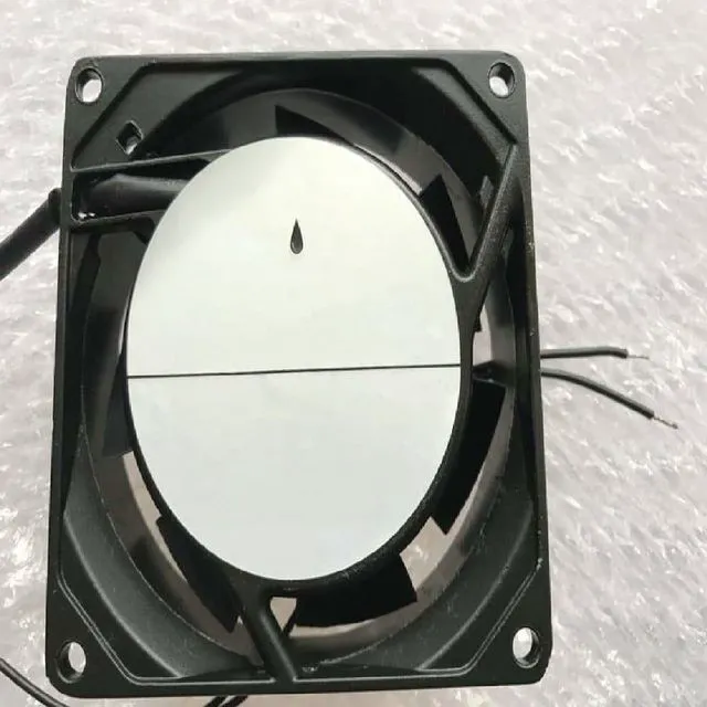 Main image of 108AX 80mm Cooling Fan, 2-wire, 220/240V, 13/14W, 80x80x25mm, suitable for computer and electronic products.