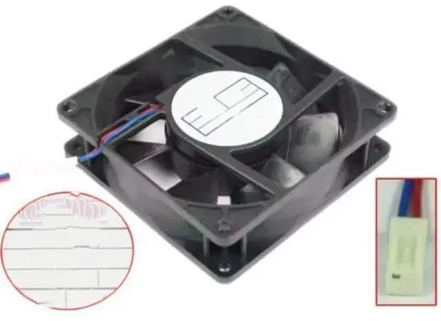 Main image of E9225E24B DC 24V 0.255A 92x92x25mm Dual-line cooling fan