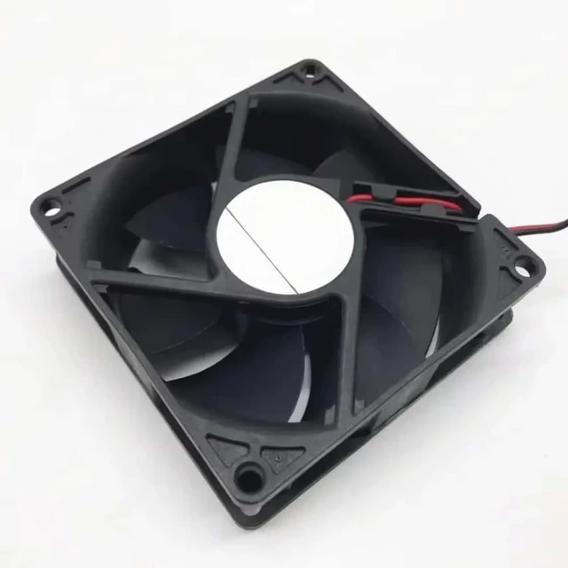 Main image of A8025H24B DC 24V 0.095A 80X80X25mm Dual-wire cooling fan