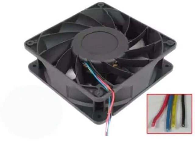 Main image of PSD1212PMB1-A B4641-1 Server Cooling Fan DC 12V 23.76W 120x120x38mm 4-wire