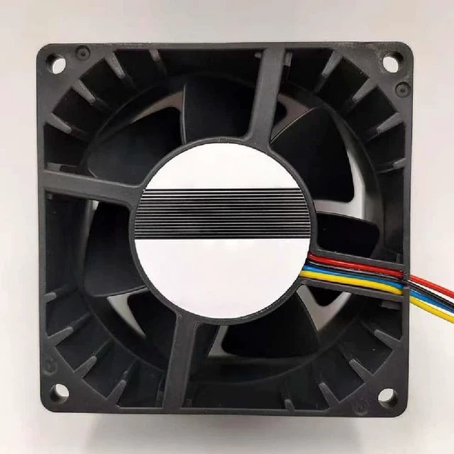 Main image of Motor 9G0824G105, DC 24V, 0.56A, 80x80x38mm, four-wire chassis cooling fan.