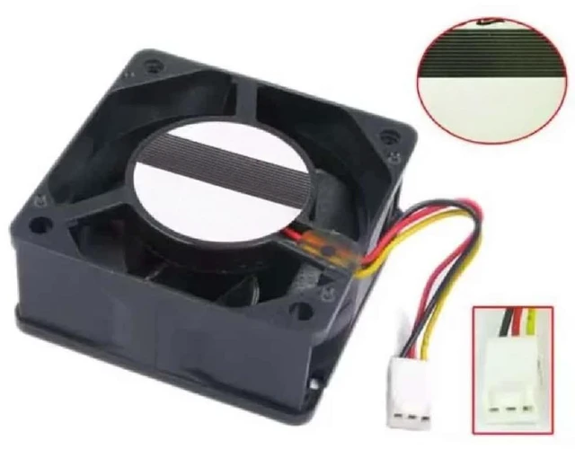 Main image of Motor 109R0612J411 DC 12V 0.47A 60x60x25mm Three-line server cooling fan