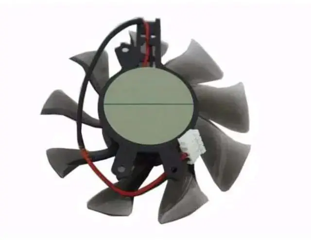Main image of T128015DH DC 12V 0.32A, Diameter 75mm, Center Spacing 49x46x17mm, Dual-Line Cooling Fan