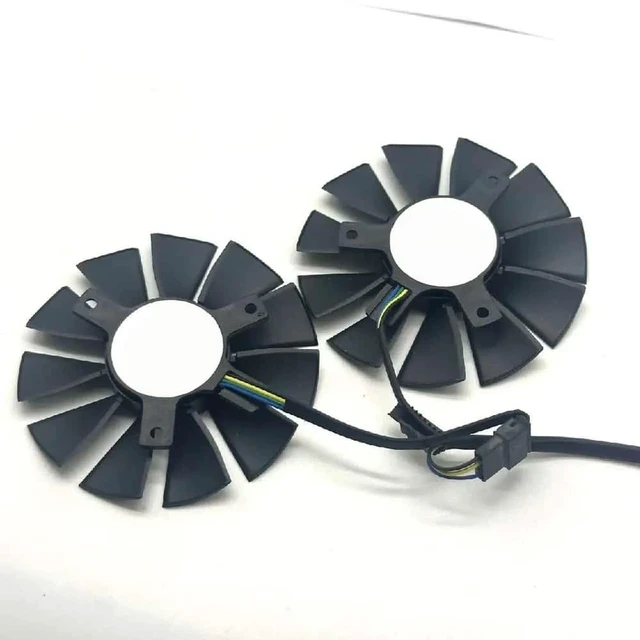 Main image of FD7010H12S Dual-fan DC 12V 0.35A 75x75x10mm Frameless Cooling Fan