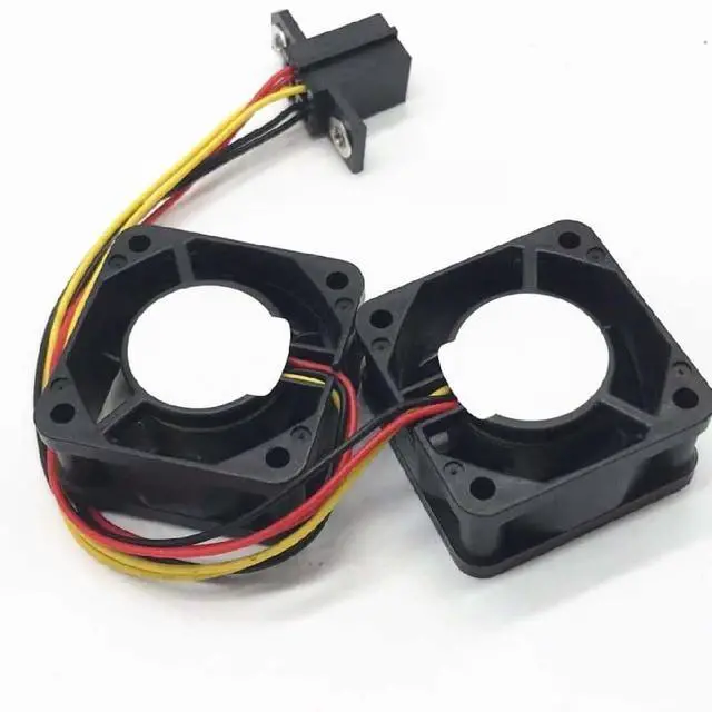 Main image of Motor 109P0424H6D13, Dual Fan DC 24V 0.07A, 40x40x20mm, Three-line Server Cooling Fan