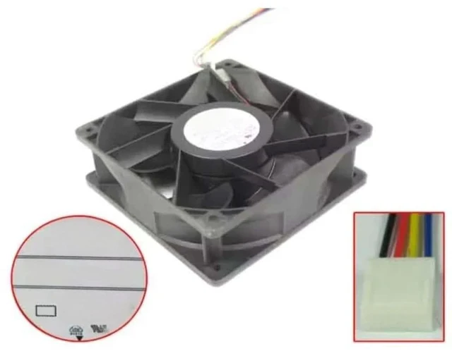 Main image of 12038VA-48R-GUD 5 DC 48V 0.60A 120x120x38mm Four-wire cooling fan