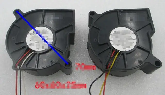 Main image of FOR 2PCS BM6025-04W-B49 0.26A 12V fan for BM6025-04W-B59 0.18A 6025 6CM turbine turbo Blower Projector cooling fan