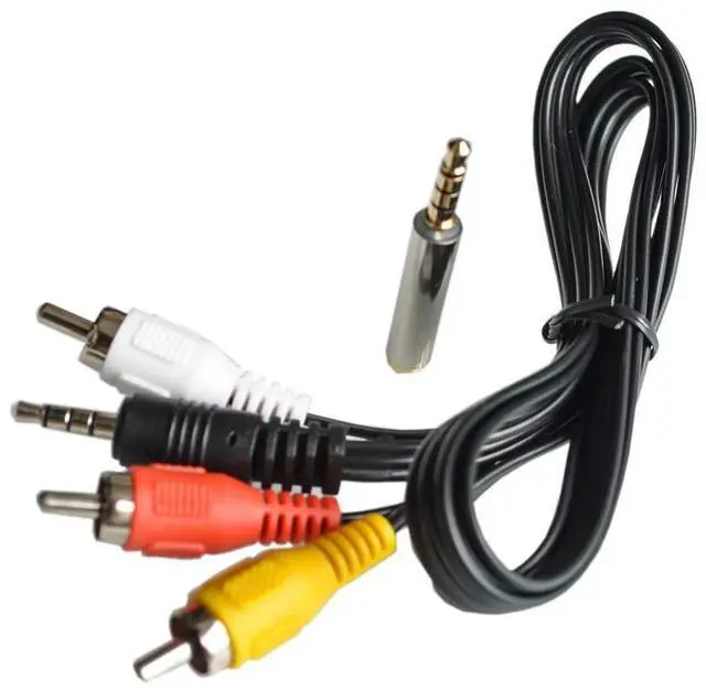Main image of Pi B+ AV Cable Specified AV Cable Pi 3 B (Black)