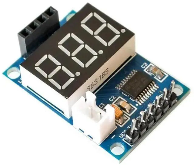 Main image of Ultrasonic distance measurement module test board to provide 5V test board test HC-SR04 display range finder