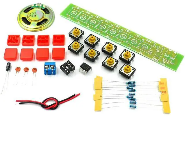 Main image of 1SET NE555 Component Electronics Electric Piano Organ Module DIY Kit Learn electronic principles,