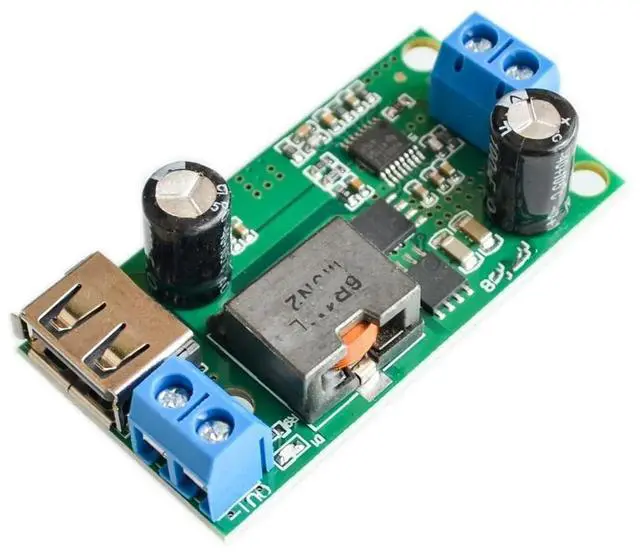 Main image of 5A buck module 9V 12V 24v 36V to 5V DC-DC high-power vehicle power supply converter