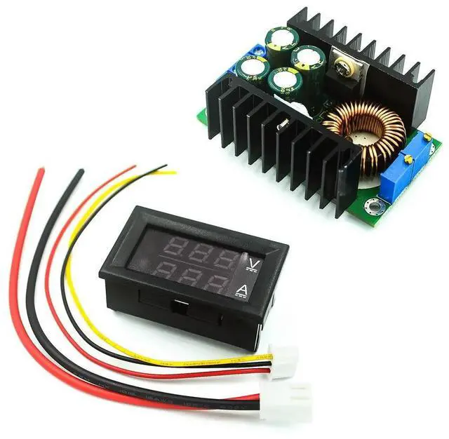 Main image of DC 9A 300W 150W Boost Converter Step Down Buck Converter Power module DC 0-100V 10A Digital Voltmeter Ammeter Dual Display