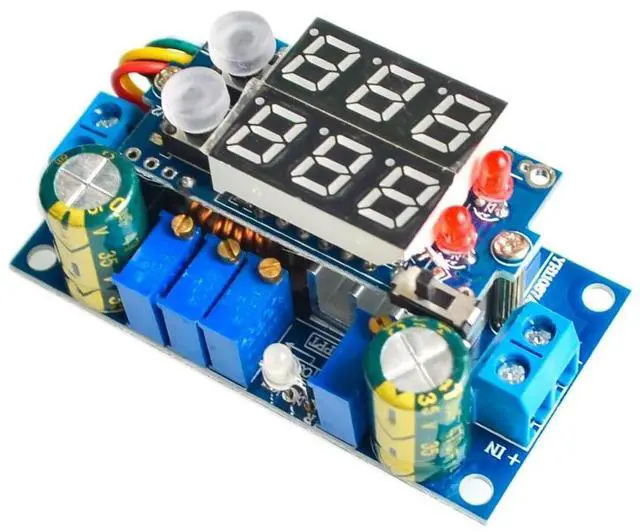 Main image of 5A MPPT Solar Panel Controller DC-DC Step-down CC/CV Charging Module Display LED