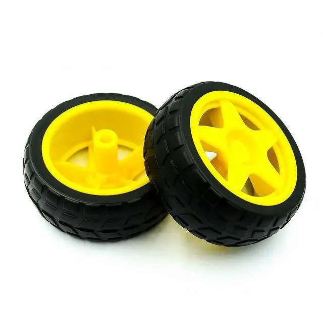 Main image of 10pcs/lot supporting wheels smart car chassis,Tire, robot car wheels for