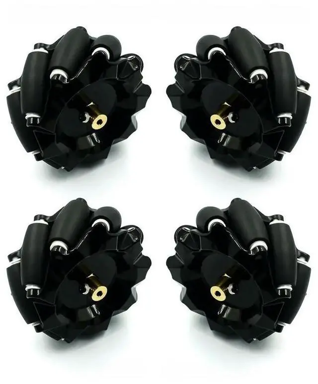 Main image of 4pcs/lot wheel omnidirectional wheel 48mm 60mm 80mm 97mm High Hard s Plastic Wheel TT Motor Smart Robot Car 6mm hubs