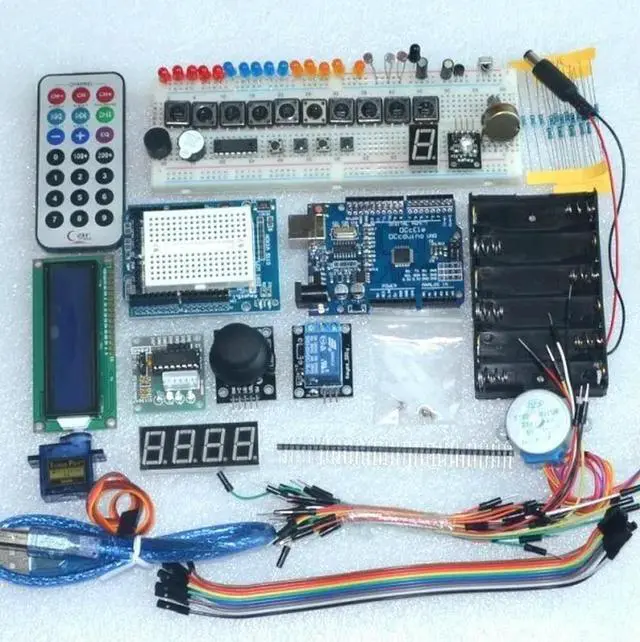 Main image of Microcontroller learning kit 0i7 entry to the master 24 interactive courses