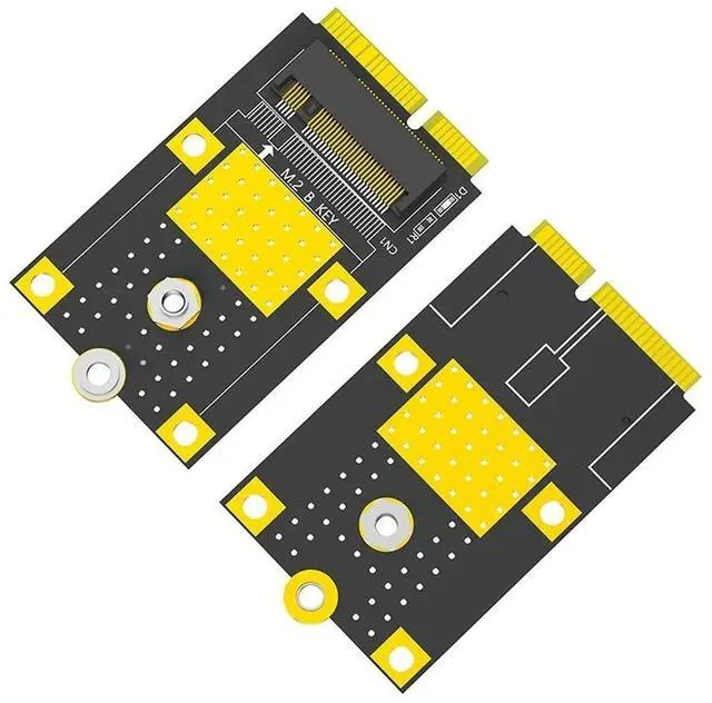 Main image of FOR M2 to mSATA Adapter M.2 B Key to mSATA Adapter Card Riser M.2 NGFF SATA-Bus SSD to mSATA Male Converter Support 2230 2242 M2 SSD