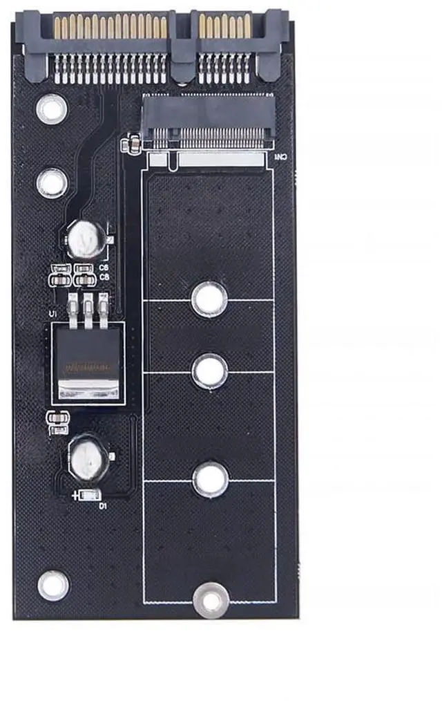 Main image of FOR M2 SATA Adapter M2 to SATA Adapter M.2 to SATA Converter 2.5" SATA3.0 6Gbps Riser Board B Key Support 2230 2242 2260 2280 M2 SSD