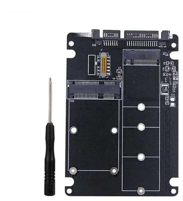 Main image of FOR Adapter SSD M2 mSATA Adapter M2 SATA SSD mSATA SSD to SATA3.0 6Gbps Board 2.5" SATA to M2 Converter M.2 to SATA Riser for Laptop