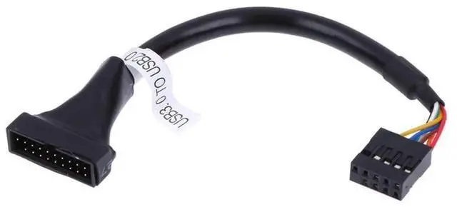 Main image of FOR USB 3.0 to 2.0 Cable Converter USB Motherboard Header Mainboard USB3.0 20Pin to USB2.0 9Pin Connector Extension Cable Bridge