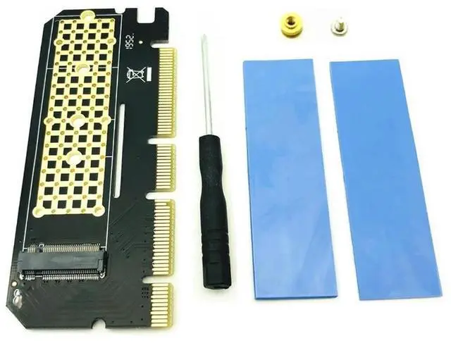 Main image of FOR M.2 NVME PCIE to M2 Adapter LED NVME SSD M2 PCIE x16 Expansion Card Computer Adapter Interface M.2 NVMe SSD To PCIE M.2 Adapter