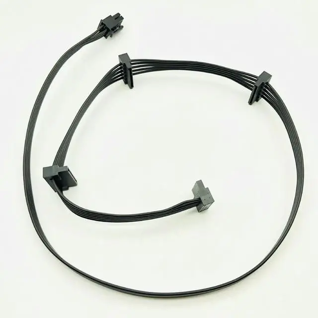 Main image of FOR Computer Cables PCI-E 6 Pin Male 1 to 4 SATA Female Power Supply Splitter Supply Cable for RM650X RM750X RM850X RM1000X