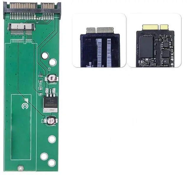 Main image of FOR MAC 2010 2011 to SATA Adapter Card Riser Board Converter for book AIR 2010-2011 A1369 A1370 A1375 A1377 MC505 12+6Pin SSD