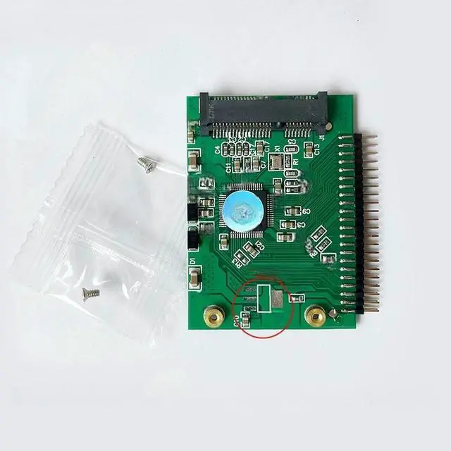 Main image of FOR MINI PCI-E MSATA SSD 44Pin Solid State Disk to 1.8inch 3.3V IDE / 2.5inch 5V IDE Adapter Card mSATA to IDE Converter Riser Board