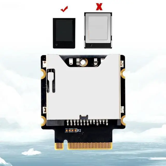 Main image of FOR CFExpress Type A to M.2 NVME Adapter M-Key M2 PCIE 3.0/4.0 X1 to CF Express Type-A Card Reader High Speed SSD Riser Board For PC