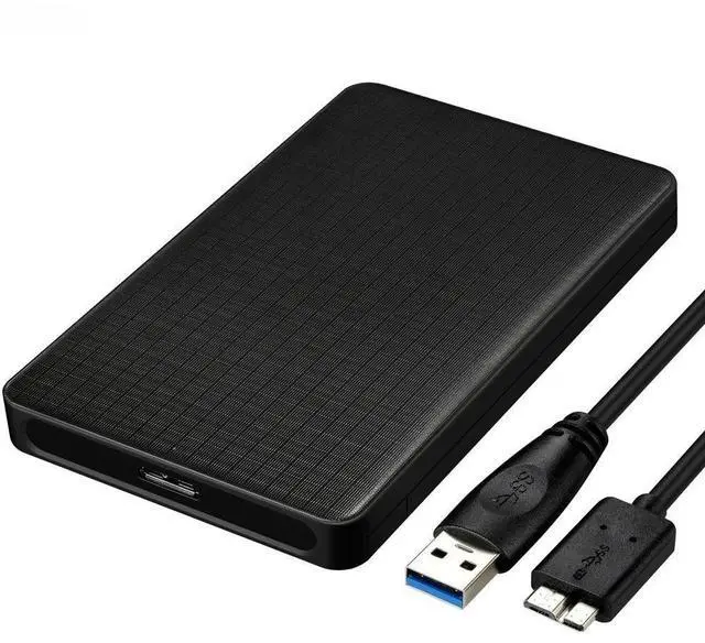 Main image of FOR 2.5inch USB 3.0 SATA Hd Box HDD Drive External HDD Enclosure Black Tool Free 5 Gbps Support UASP for 7mm/9.5mm 2.5 inch SATA SSD