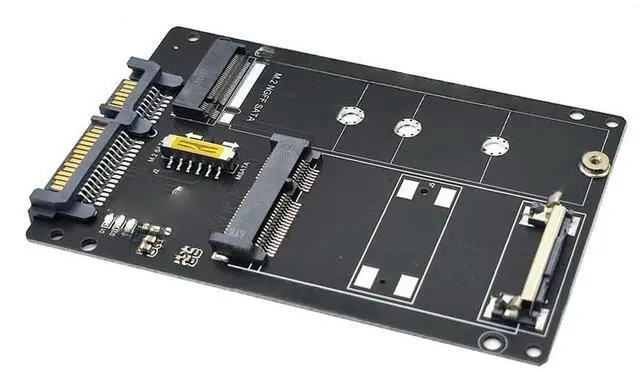 Main image of FOR M2/mSATA to SATA Adapter Converter M.2 to SATA 3.0 2.5 Inch Riser Board M2 B Key + mSATA Adapter for NGFF M.2 SATA SSD mSATA SSD