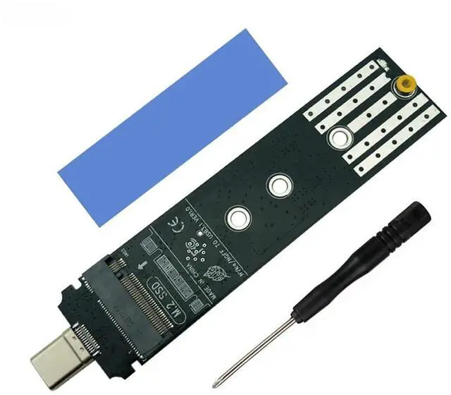 Main image of FOR M.2 NVME/SATA USB3.1 Type-C Adapter Dual Protocol M2 SSD Board M.2 to USB3.1 Adapter for M.2 NVME PCIe SATA NGFF M2 SSD RTL9210B