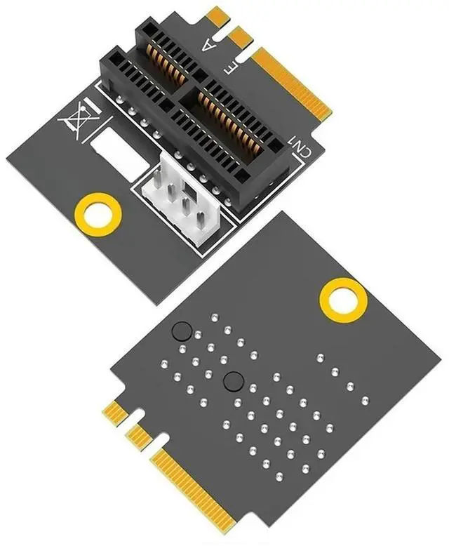 Main image of FOR PCI Express PCI-E 1X Slot to M2 NGFF Key A/A+E/E Converter Riser Card 4Pin Power Supply 2230 M.2 Key A+E to PCIE X1 Adapter Card