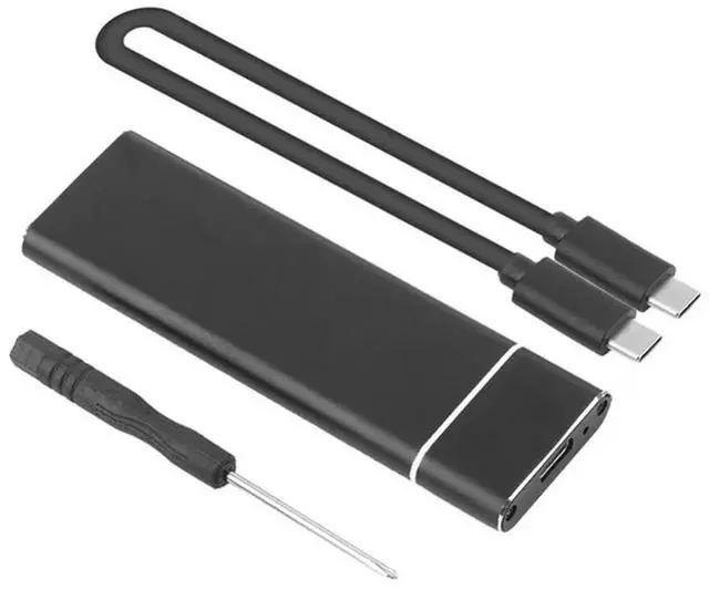 Main image of FOR M.2 Portable SSD Hard Disk SSD Cases Type C USB 3.1 M2 NGFF 2242/2260/2280 Hard Drive HD Enclosure Silver Black for book 2019