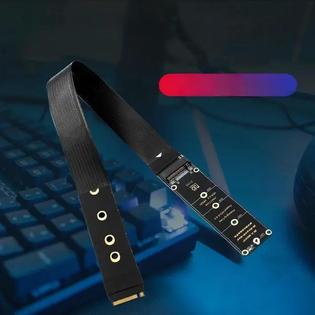Main image of FOR Dual Protocol M.2 to PCIe 4.0 Extension Cable Adapter High Speed Gen 4.0 Riser for 2230 2242 2260 2280 M.2 PCI-e / NGFF SATA SSD