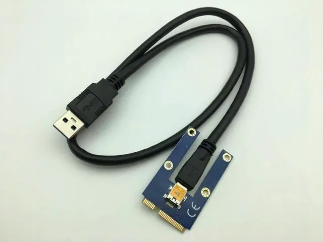 Main image of FOR Mini PCIe Riser PCI Express 1x to 16x for Laptop External Graphics Card GDC mini PCIe to PCI-e Extension Cable Riser Card